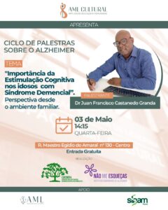 Encontro no Espaço AML Cultural debate estimulação cognitiva em idosos