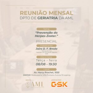 Herpes Zoster é tema de palestra sobre geriatria na AML 