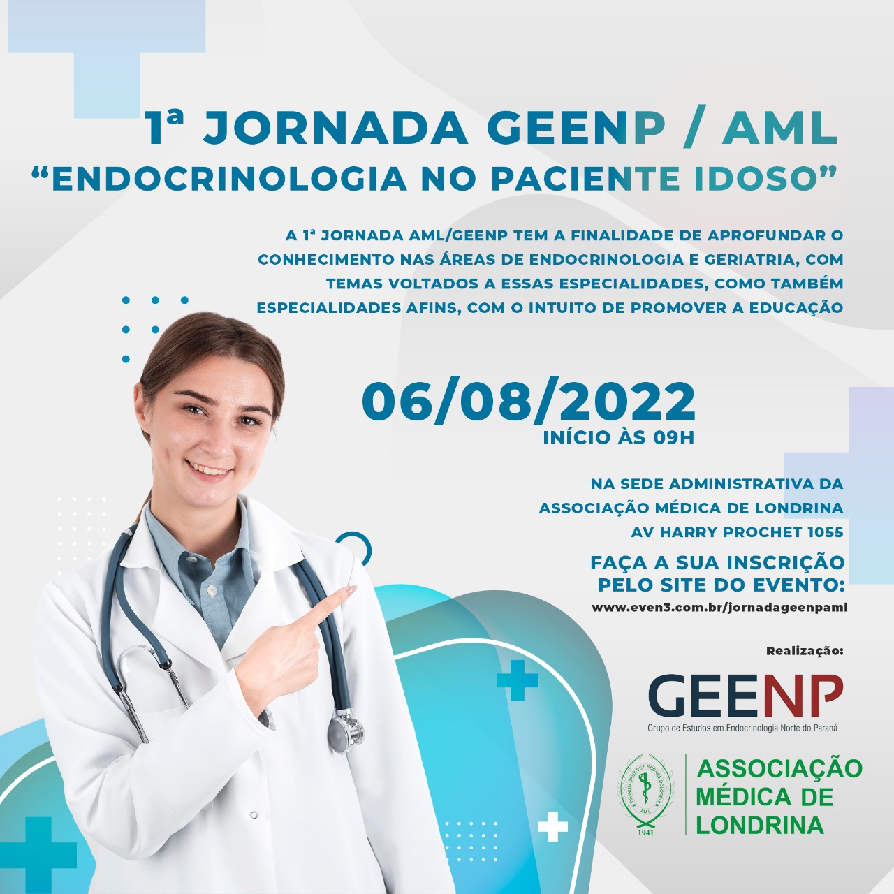 “Endocrinologia no Paciente Idoso”  é tema de Jornada na AML