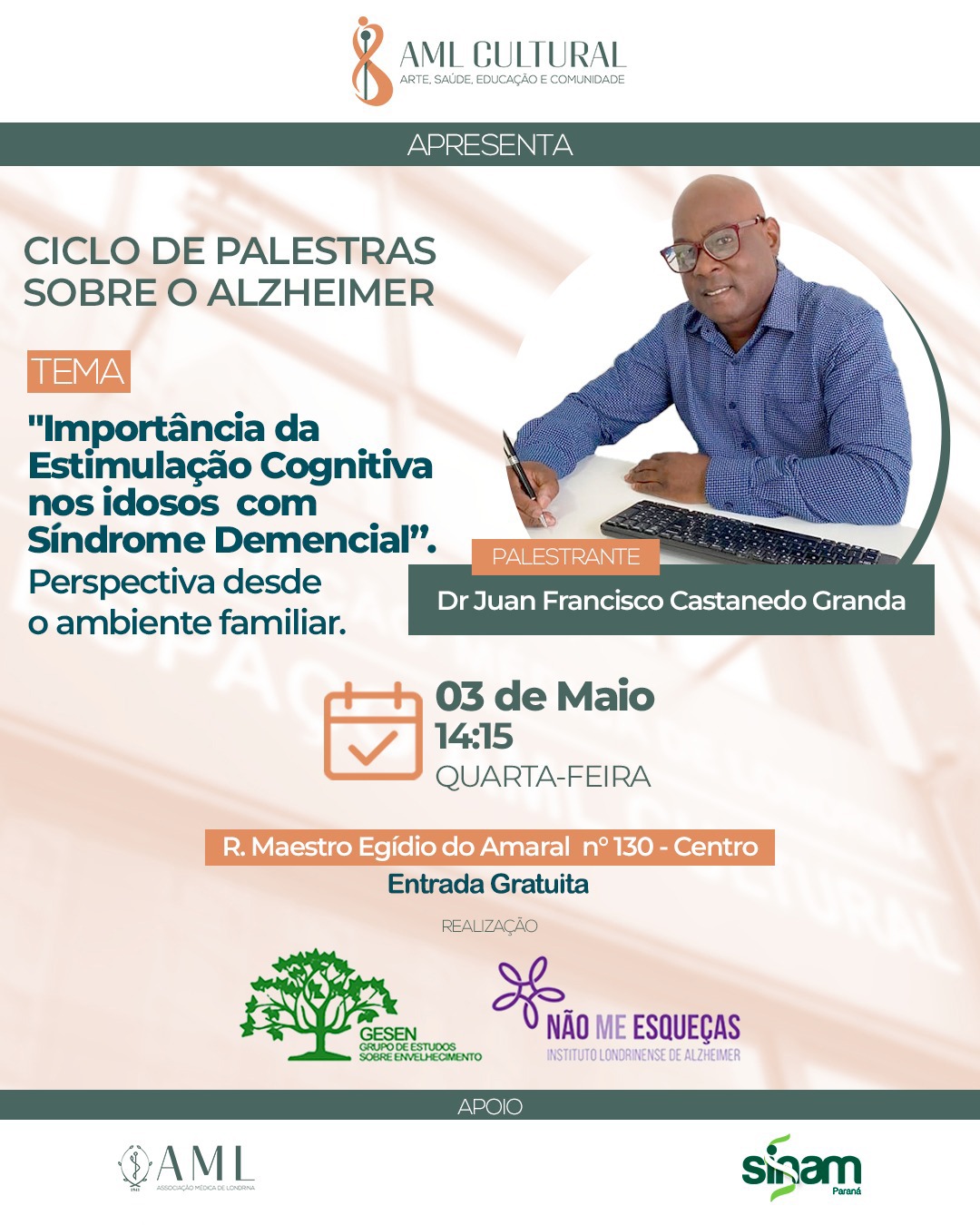 Encontro na AML Cultural debate estimulação cognitiva em idosos