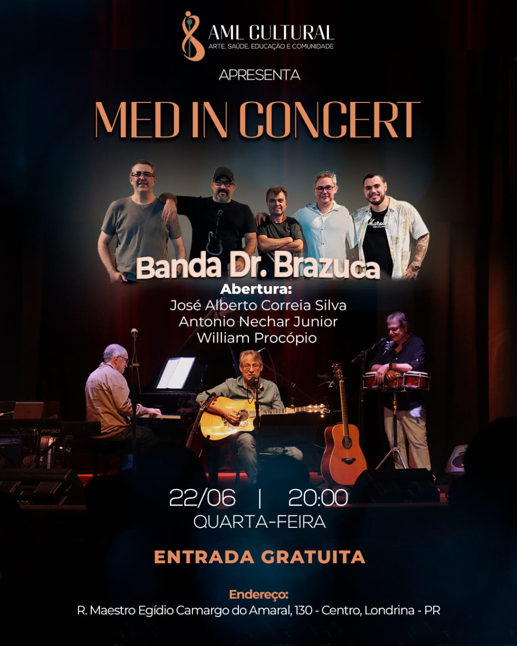 Terceira edição do MED in Concert acontece em 22 de junho