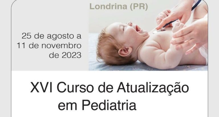 Inscrições abertas para o Curso de Atualização de Pediatria em Londrina