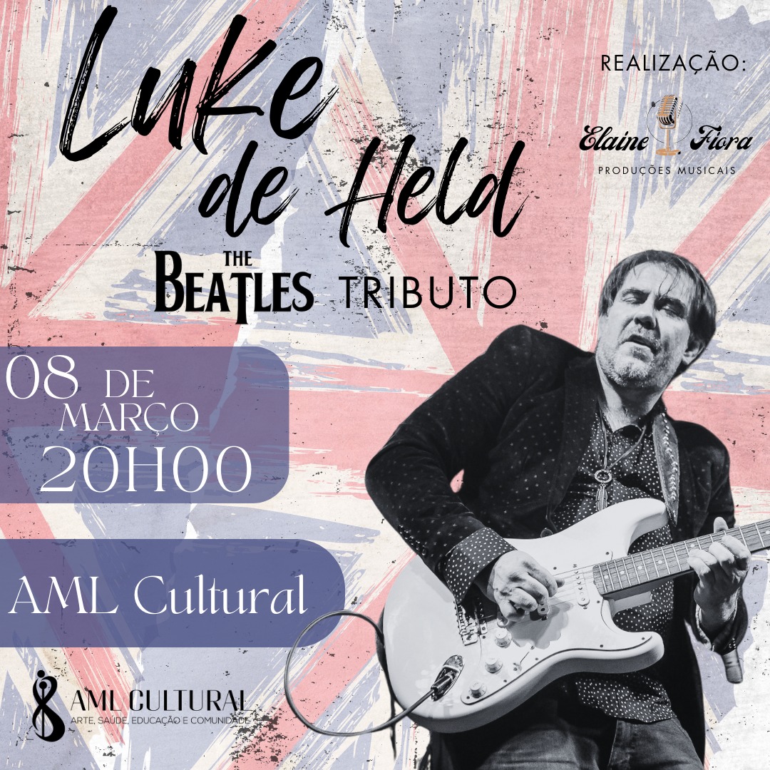 Luke de Held comemora 40 anos de carreira com tributo aos Beatles na AML Cultural