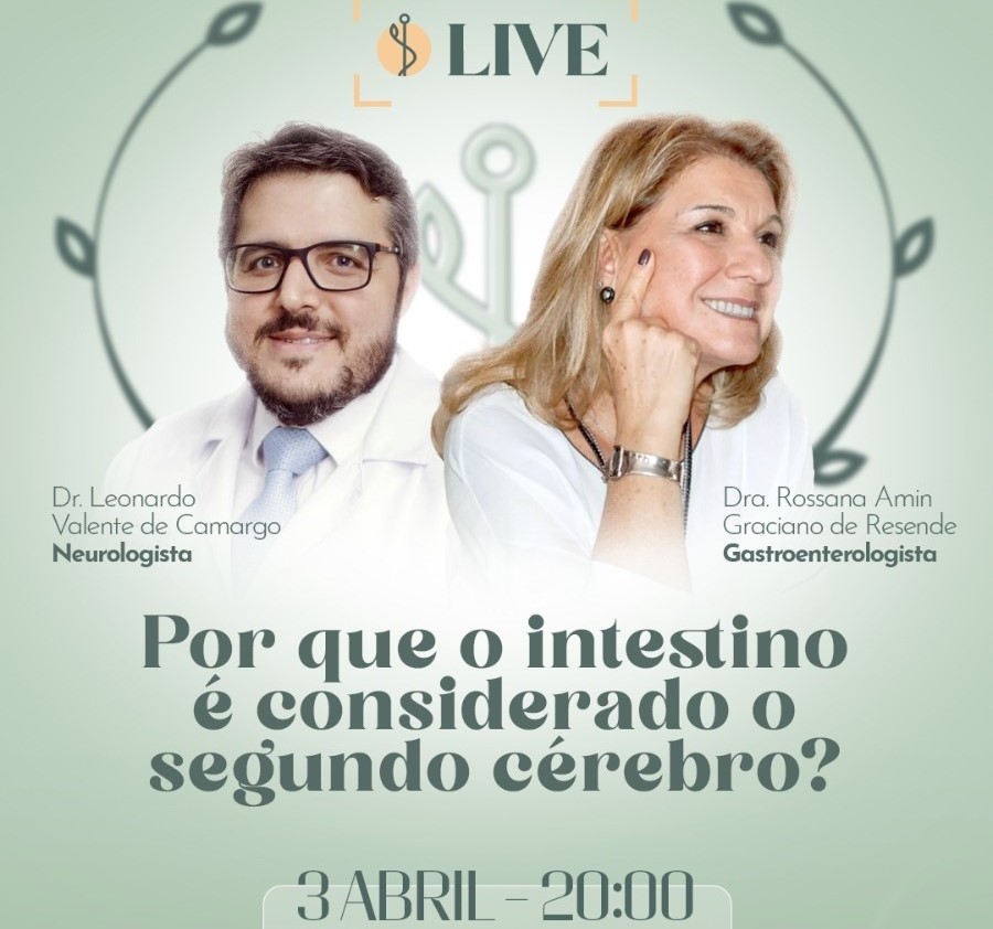 ‘Encontros AML’: ‘Por que o intestino é considerado o segundo cérebro?’ é tema de live